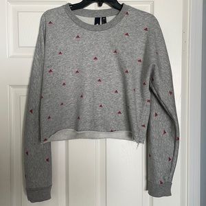 Adidas grey sweatshirt